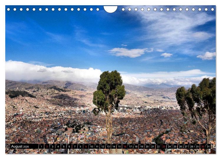 Produktbild: Peru - Bolivien. Eine s&uuml;damerikanische Zwei-L&auml;nder-Reise (Wandkalender 2026 DIN A4 quer), CALVENDO Monatskalender