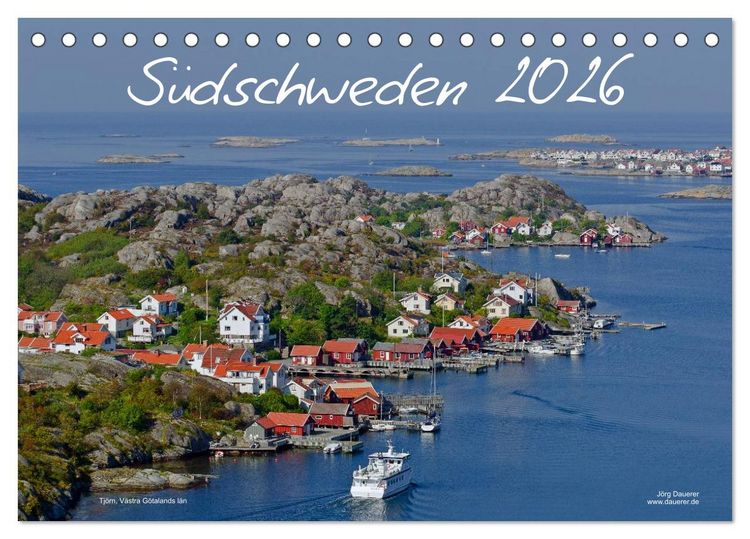 Produktbild: S&uuml;dschweden (Tischkalender 2026 DIN A5 quer), CALVENDO Monatskalender