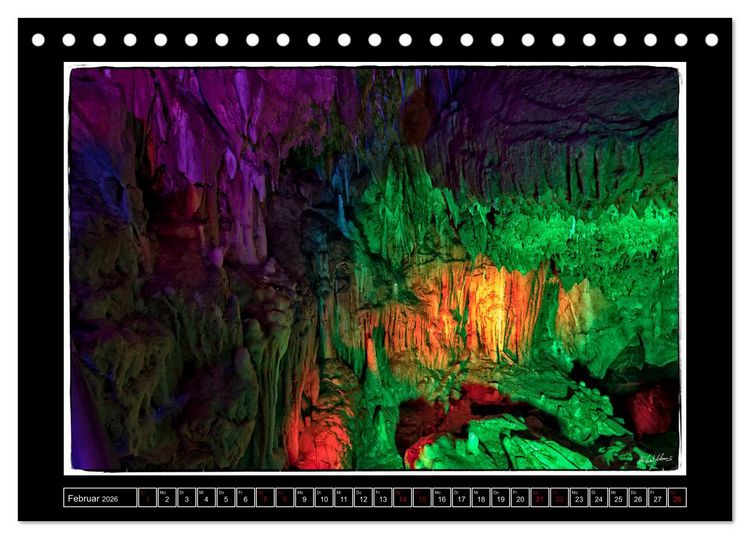 Produktbild: Tropfstein Dechenh&ouml;hle (Tischkalender 2026 DIN A5 quer), CALVENDO Monatskalender