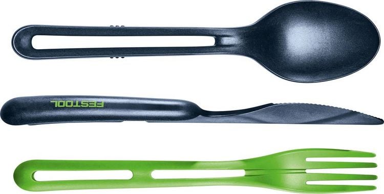 Produktbild: Festool BST-LCH FT1 Besteck-Set nat&uuml;rliche Zellulose Dunkelblau, Gr&uuml;n 576979