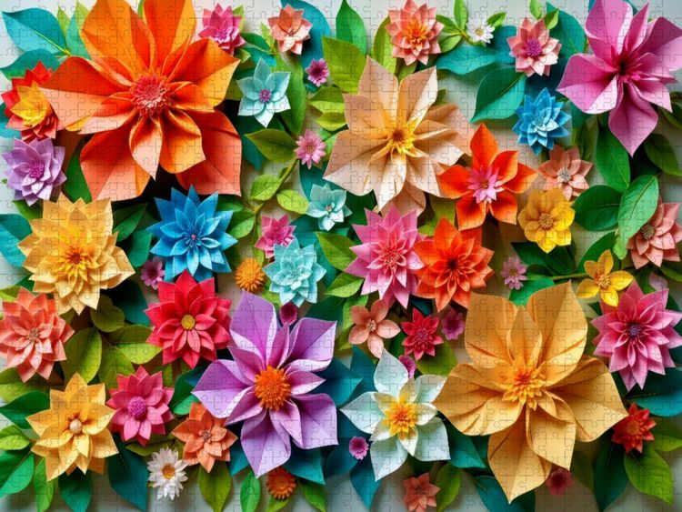 Produktbild: CALVENDO Puzzle Kunst aus Papier. Respekt f&uuml;r die Natur. | 1000 Teile Lege-Gr&ouml;&szlig;e 64x48cm Foto-Puzzle f&uuml;r gl&uuml;ckliche Stunden