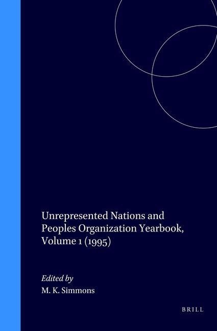 Produktbild: Unrepresented Nations and Peoples Organization Yearbook 1995