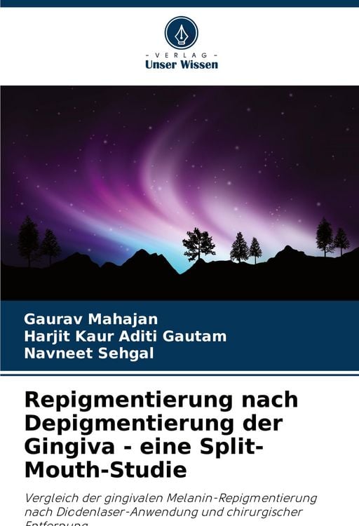 Produktbild: Repigmentierung nach Depigmentierung der Gingiva - eine Split-Mouth-Studie