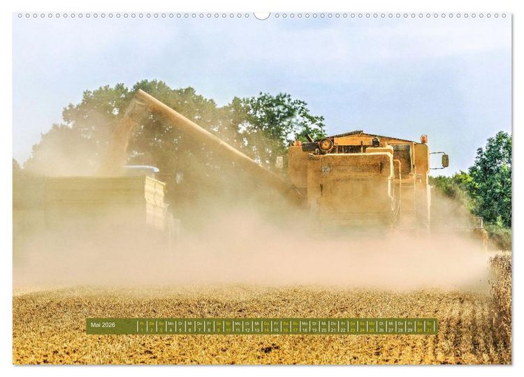 Produktbild: Giganten der Ernte (hochwertiger Premium Wandkalender 2026 DIN A2 quer), Kunstdruck in Hochglanz