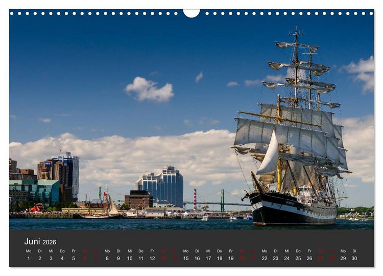Produktbild: Windjammer-Regatta - Tall Ships Atlantic Challenge (Wandkalender 2026 DIN A3 quer), CALVENDO Monatskalender