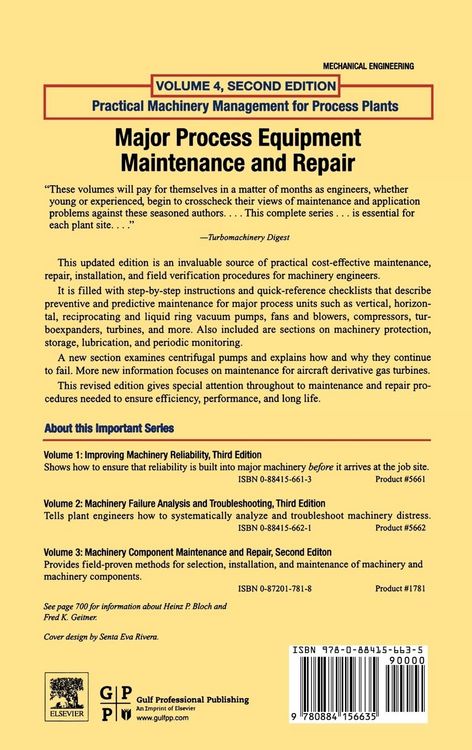 Produktbild: Practical Machinery Management for Process Plants