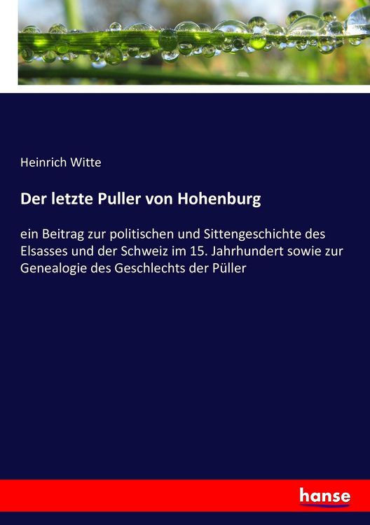 Produktbild: Der letzte Puller von Hohenburg
