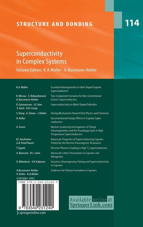 Produktbild: Superconductivity in Complex Systems