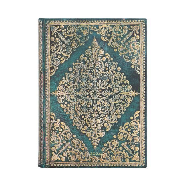 Produktbild: Paperblanks 2024 Oceania Diamond Rosette 12-Month MIDI Day P