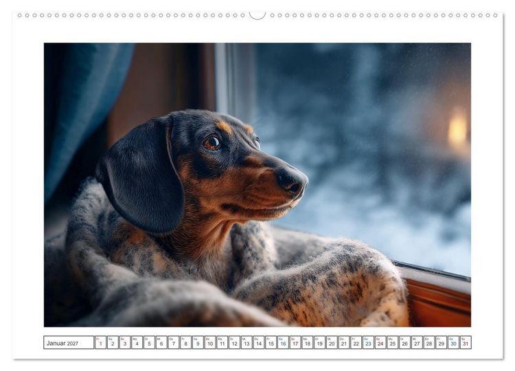 Produktbild: Kleine Beine, gro&szlig;es Gl&uuml;ck (hochwertiger Premium Wandkalender 2027 DIN A2 quer), Kunstdruck in Hochglanz