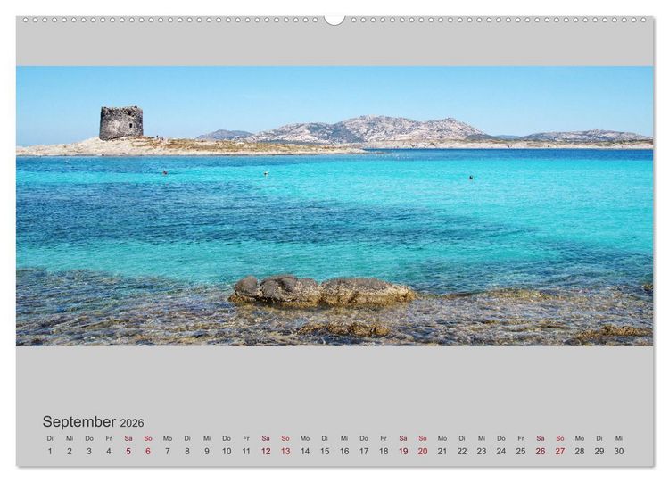 Produktbild: Sardinien &ndash; Die Nordk&uuml;ste (Wandkalender 2026 DIN A2 quer), CALVENDO Monatskalender