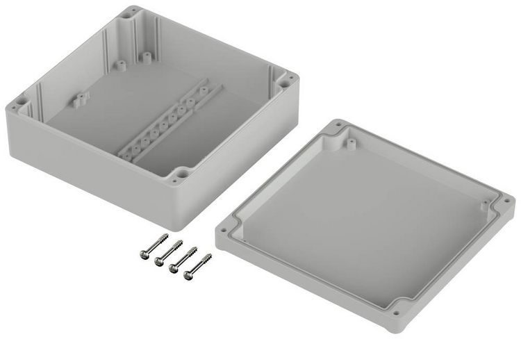 Produktbild: Bopla EUROMAS ET 218 F-LP 63218400 Industrie-Geh&auml;use 150 x 150 x 57 ABS Hellgrau 1St.