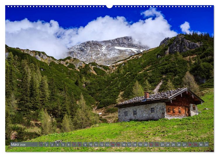 Produktbild: Unterwegs im Berchtesgadener Land 2026 (Wandkalender 2026 DIN A2 quer), CALVENDO Monatskalender