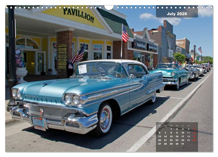 Produktbild: US Classic Cars (Wall Calendar 2026 DIN A3 landscape), CALVENDO 12 Month Wall Calendar