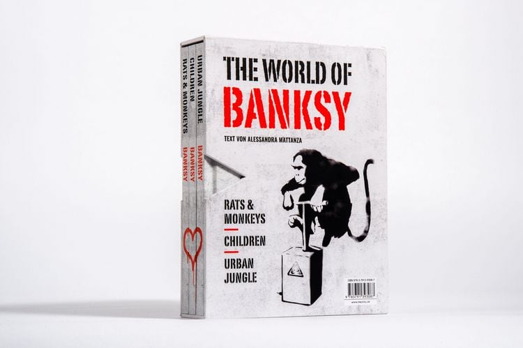 Produktbild: The World of Banksy. Alles was du von Banksy kennen musst in 3 B&auml;nden im Schuber
