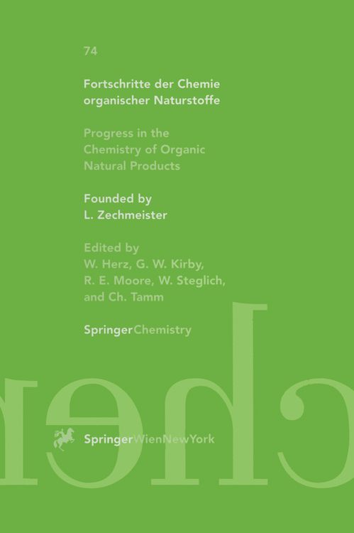 Produktbild: Fortschritte der Chemie organischer Naturstoffe / Progress in the Chemistry of Organic Natural Products