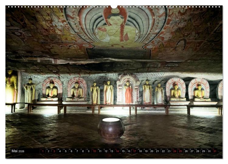 Produktbild: Sri Lanka - Highlights (Wandkalender 2026 DIN A2 quer), CALVENDO Monatskalender