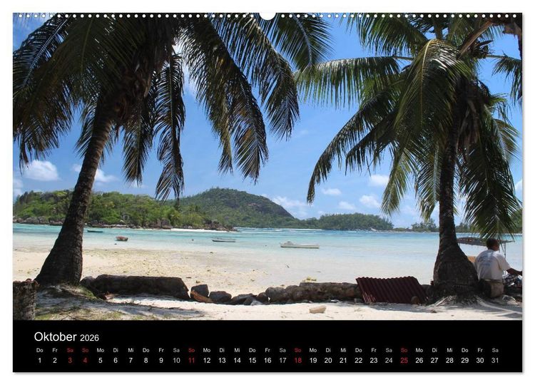 Produktbild: Seychellen (Wandkalender 2026 DIN A2 quer), CALVENDO Monatskalender