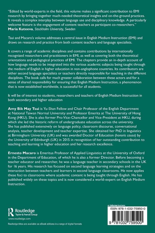 Produktbild: Language Issues in English Medium Instruction