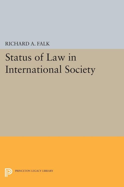 Produktbild: Status of Law in International Society