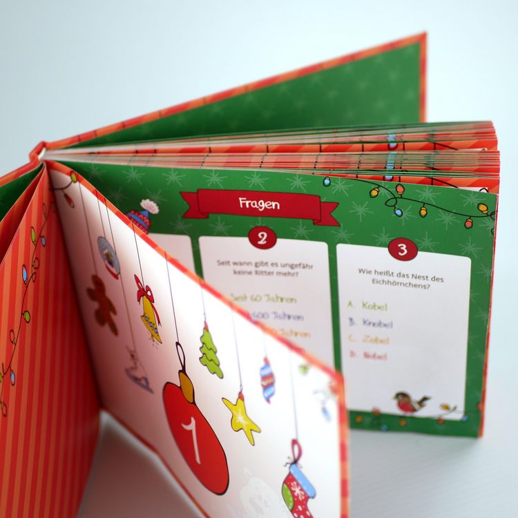 Produktbild: Der gro&szlig;e Wissenstest f&uuml;r Kinder &ndash; Der Adventskalender