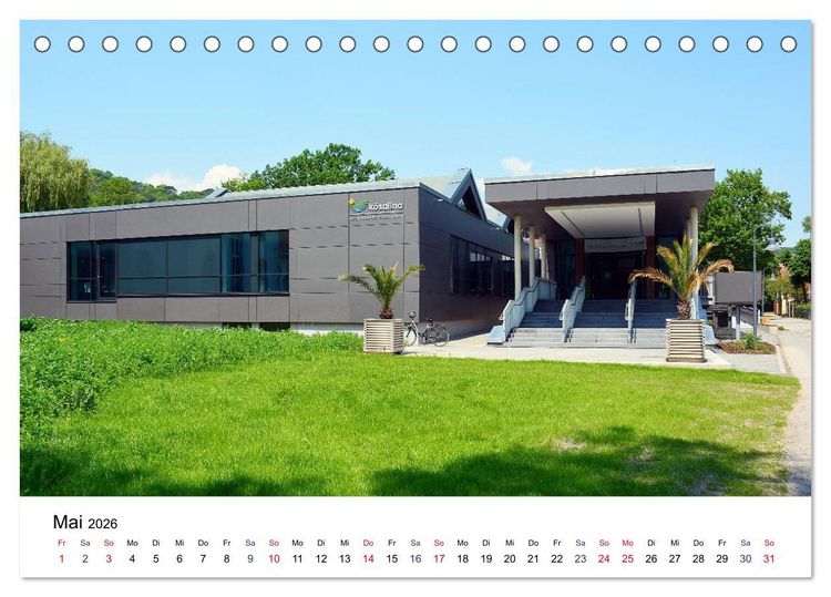 Produktbild: Solbad an der Saale - Bad K&ouml;sen (Tischkalender 2026 DIN A5 quer), CALVENDO Monatskalender