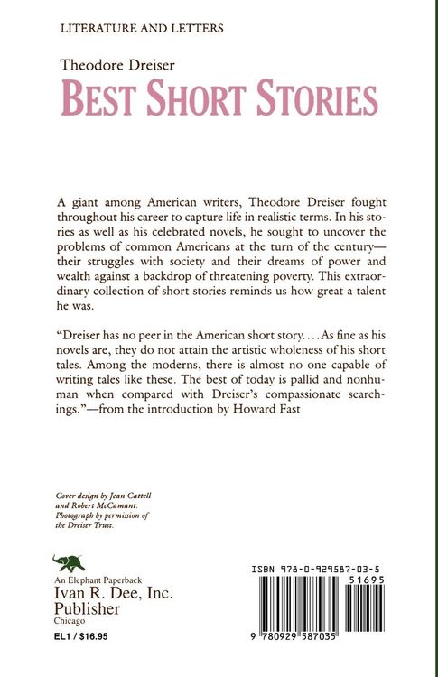 Produktbild: Best Short Stories of Theodore Dreiser