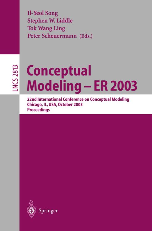 Produktbild: Conceptual Modeling -- ER 2003
