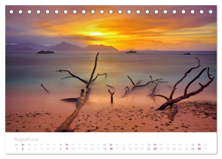 Produktbild: Traumlandschaften (Tischkalender 2026 DIN A5 quer), CALVENDO Monatskalender