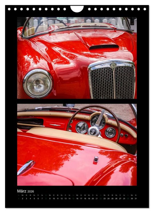 Produktbild: Klassische Oldtimer (Wandkalender 2026 DIN A4 hoch), CALVENDO Monatskalender