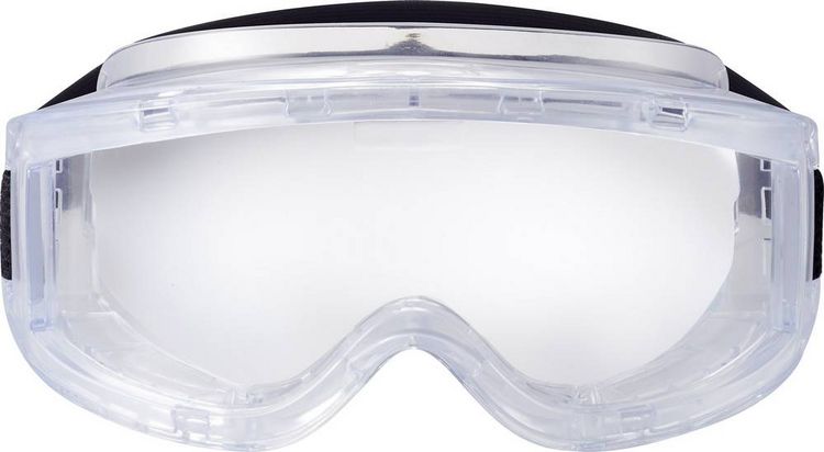 Produktbild: TOOLCRAFT TO-5343216 Vollsichtbrille inkl. Kopfhalterung Klar EN 166 DIN 166