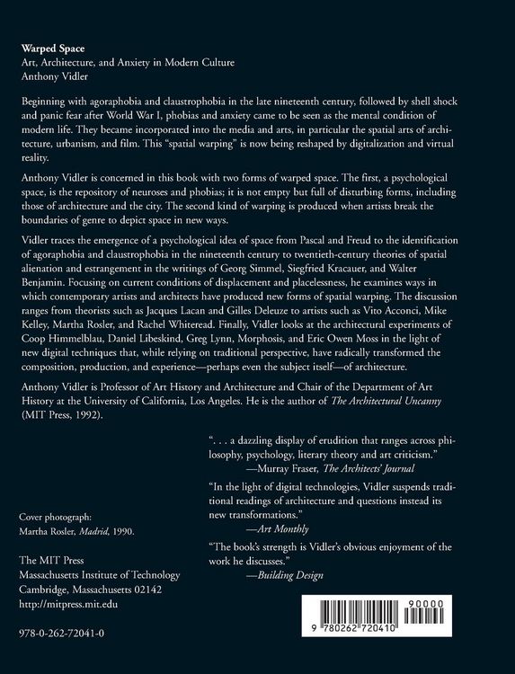 Produktbild: Warped Space: Art, Architecture, and Anxiety in Modern Culture