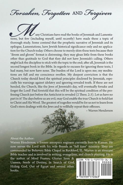 Produktbild: Forsaken, Forgotten, and Forgiven - A Devotional Study of Jeremiah and Lamentations