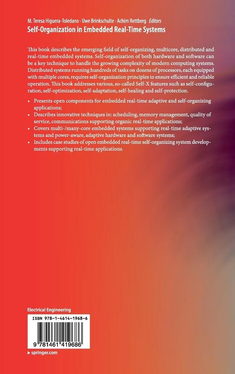 Produktbild: Self-Organization in Embedded Real-Time Systems