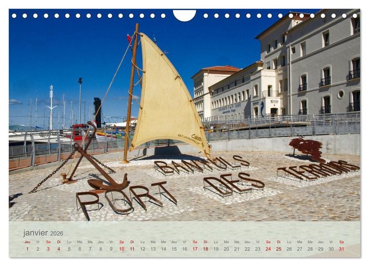 Produktbild: C&ocirc;te Vermeille entre mer et Pyr&eacute;n&eacute;es (Calendrier mural 2026 DIN A4 vertical), CALVENDO calendrier mensuel
