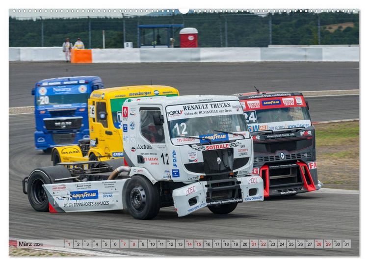 Produktbild: Best of TRUCK RACING (Wandkalender 2026 DIN A2 quer), CALVENDO Monatskalender