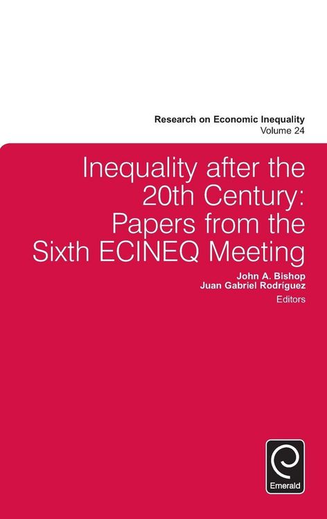 Produktbild: Inequality after the 20th Century