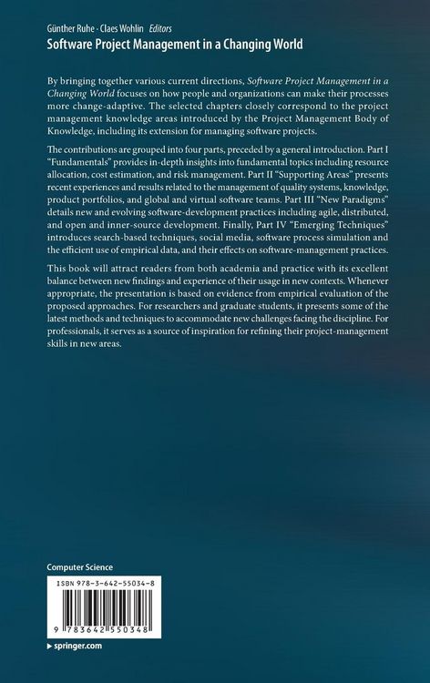 Produktbild: Software Project Management in a Changing World