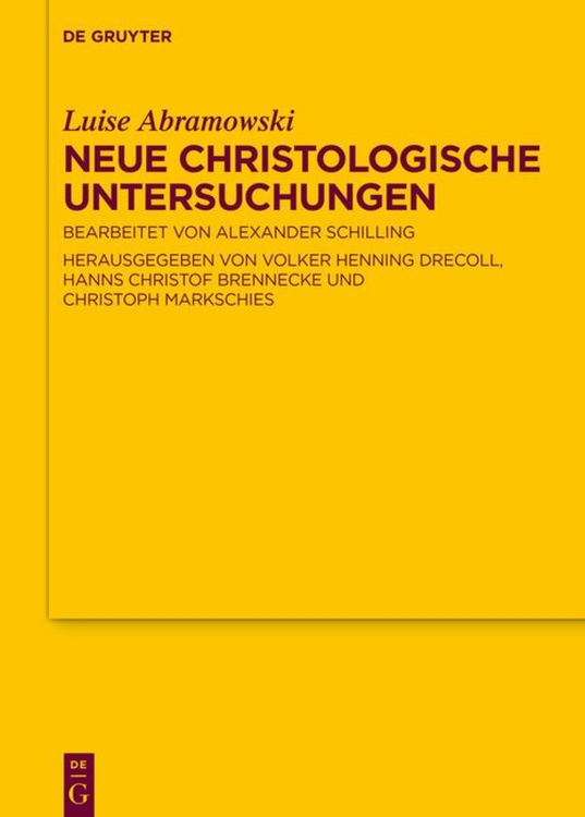 Produktbild: Neue Christologische Untersuchungen