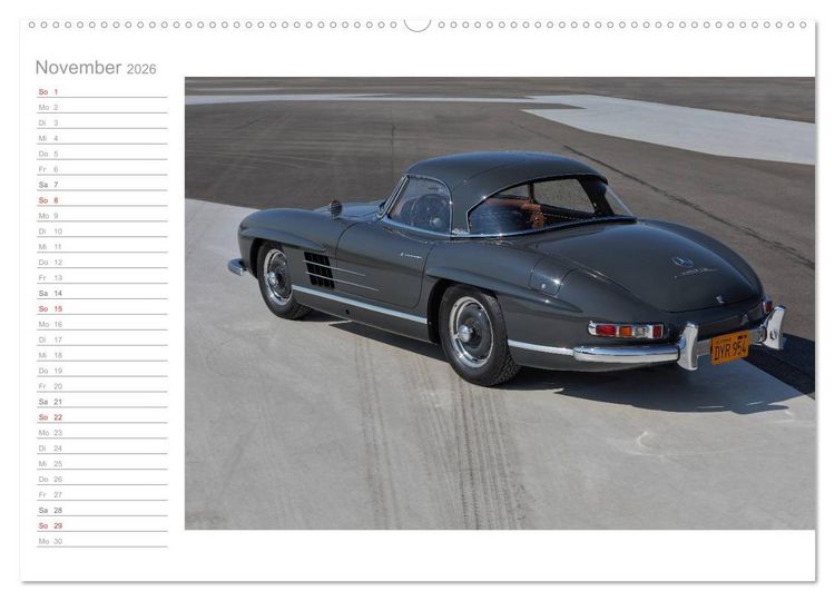 Produktbild: 300 SL Collectors Edition 2 (Wandkalender 2026 DIN A2 quer), CALVENDO Monatskalender