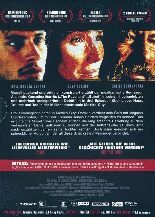 Produktbild: Amores Perros / Special Edition / Digital Remastered [2 DVDs]