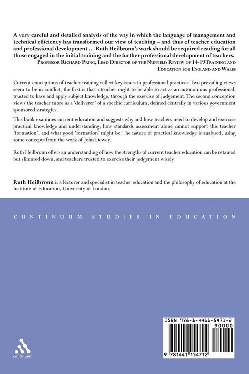 Produktbild: Teacher Education and the Development of Practical Judgement