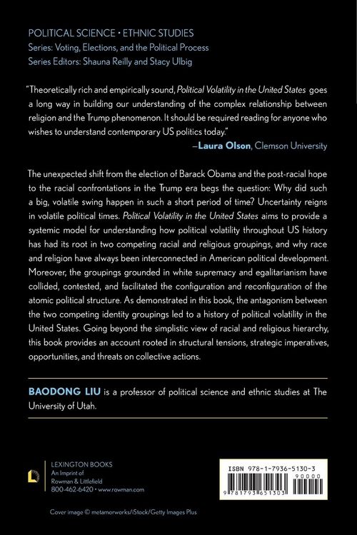 Produktbild: Liu, B: Political Volatility in the United States