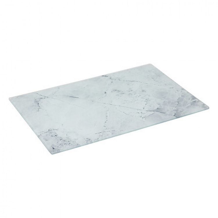 Produktbild: Schneidebrett Version 30x20 Marmor schwarz, weiss
