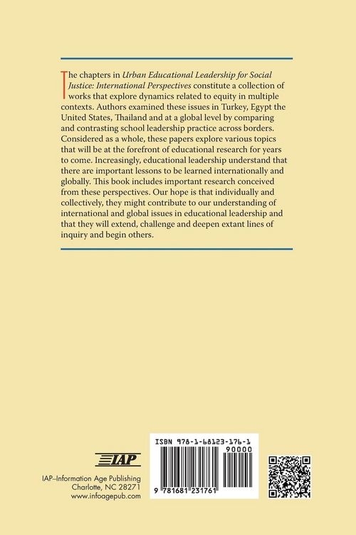 Produktbild: Urban Educational Leadership for Social Justice