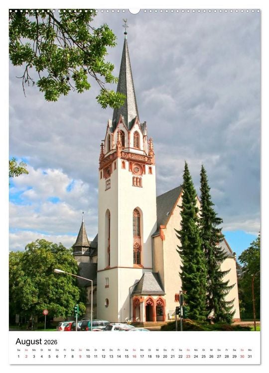 Produktbild: Bad Nauheim 2026 von Petrus Bodenstaff (Wandkalender 2026 DIN A2 hoch), CALVENDO Monatskalender