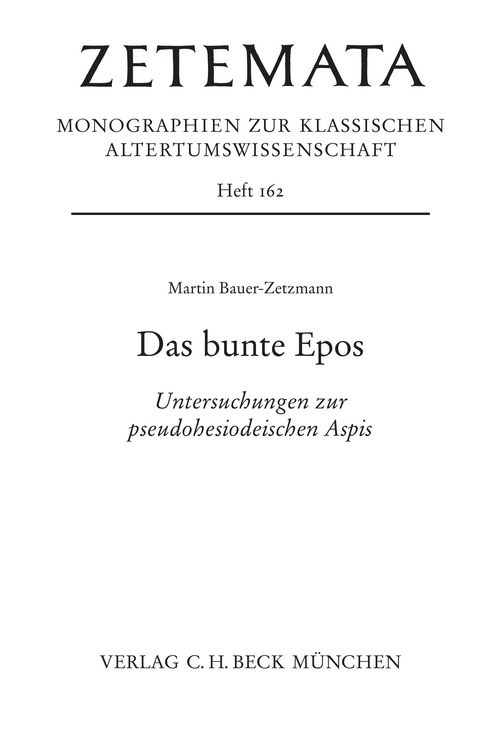 Produktbild: Das bunte Epos