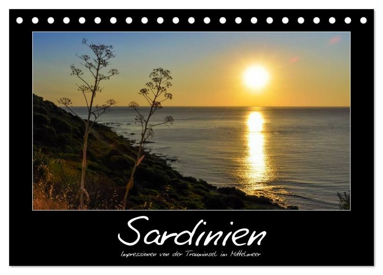 Produktbild: Die Trauminsel Sardinien (Tischkalender 2026 DIN A5 quer), CALVENDO Monatskalender