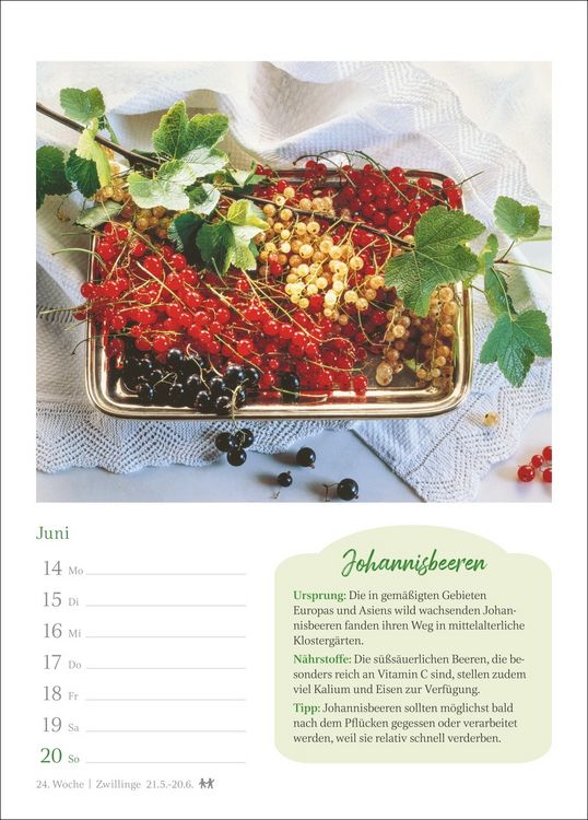 Produktbild: Der kleine K&uuml;chenkalender Wochenkalender 2027 - Wochenkalender mit praktischen Tipps