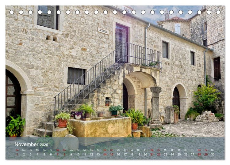 Produktbild: Dalmatien - Stille Orte (Tischkalender 2026 DIN A5 quer), CALVENDO Monatskalender